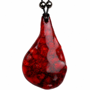 Colar Gota Vibrante em Resina