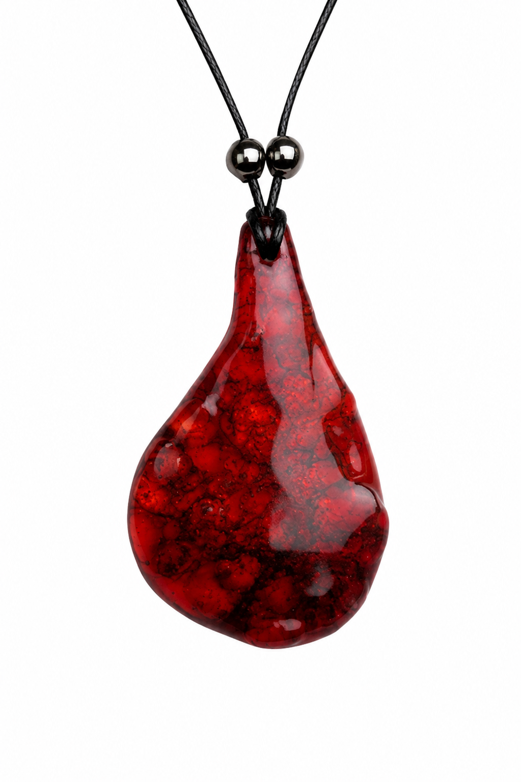 Colar Gota Vibrante em Resina