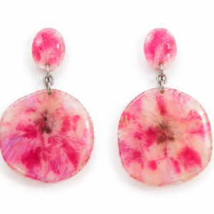 Brinco Flor de Beijo Rosa